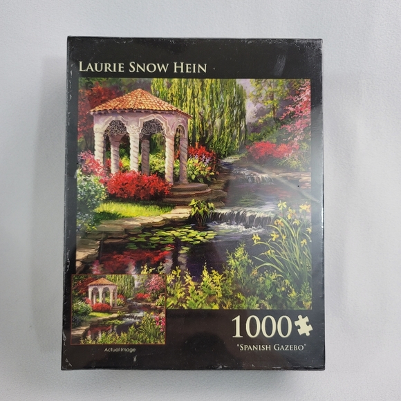 Laurie Snow Hein SPANISH GAZEBO 1000 Piece Puzzle - Picture 8 of 8